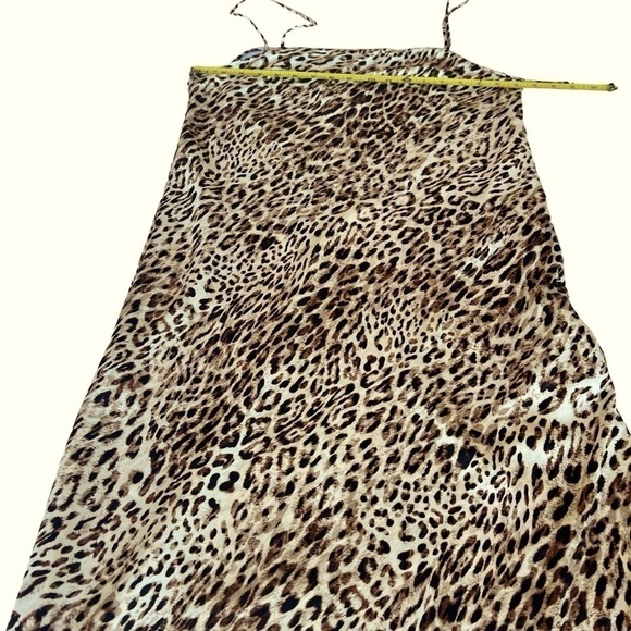Banana Republic Maxi Animal Print Slip Dress Size Medium - Picture 5 of 7